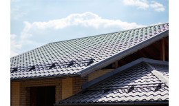 Металлочерепица кредо 0,5 Rooftop Бархат RAL 9005 черный