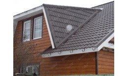 ЭкоБрус 0,345 Grand Line 0,5 Rooftop Бархат с пленкой RAL 8017 шоколад