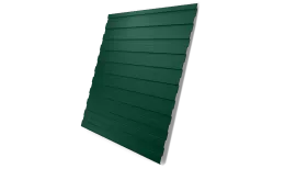 Профнастил C8A 0,45 PE с пленкой RAL 6005 зеленый мох