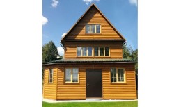 Блок-хаус new Grand Line 0,45 Print-Double Elite Golden Wood