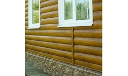 Блок-хаус new Grand Line 0,45 Print Elite Golden Wood TwinColor