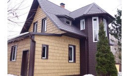 Панель фасадная Grand Line "ЯФАСАД" Сибирская дранка слоновая кость