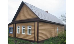 Блок-хаус new Grand Line 0,45 Print Elite Coffee Wood TwinColor