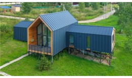 Кликфальц Grand Line 0,5 Satin Matt с пленкой на замках RAL 7024 мокрый асфальт