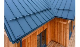 Кликфальц Grand Line 0,5 Satin Matt с пленкой на замках RAL 7024 мокрый асфальт