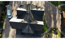 Металлочерепица классик 0,5 Satin Matt RR 32 темно-коричневый