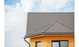 Металлочерепица классик 0,5 Satin Matt RR 32 темно-коричневый