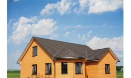 Металлочерепица классик 0,5 Satin Matt RR 32 темно-коричневый