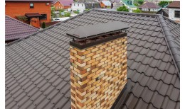 Металлочерепица камея 0,5 Satin Matt RR 32 темно-коричневый