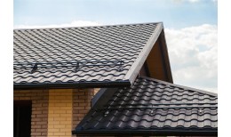 Металлочерепица кредо 0,5 Satin Matt RAL 9005 черный