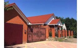 Металлочерепица квинта плюс Grand Line 0,5 PurLite Matt RAL 8004 терракота