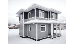 ЭкоБрус 3D 0,345 Grand Line 0,45 PE с пленкой RAL 7004 сигнальный серый