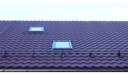 Металлочерепица кредо 0,5 Satin Matt RAL 3005 красное вино