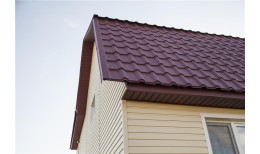 Металлочерепица камея 0,5 Satin Matt RAL 3005 красное вино