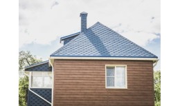 ЭкоБрус 0,345 Gofr 0,45 Print Elite с пленкой Nordic Wood TwinColor