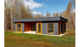 ЭкоБрус 0,345 0,5 Satin Matt с пленкой RAL 7024 мокрый асфальт