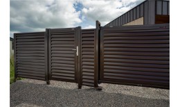 Ламель жалюзи Tokyo 0,45 PE-Double с пленкой RAL 8017 шоколад