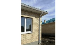 Труба круглая Ø90 Vortex Mix 1 м PE RAL 9003 сигнальный белый