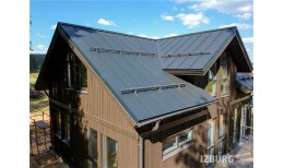 Кликфальц Grand Line 0,45 Drap с пленкой на замках RAL 7016 антрацитово-серый