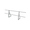 Ограждение кровельное на фальц Optima 0,65х2м RAL 7004