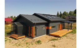 Кликфальц Grand Line 0,45 Drap ST с пленкой на замках RAL 7016 антрацитово-серый