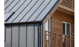 Кликфальц Grand Line 0,45 Drap ST с пленкой на замках RAL 7016 антрацитово-серый