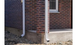 Воронка врезная прямоугольная Vortex Lite PE RAL 9003 сигнальный белый