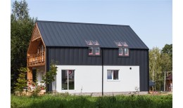 Кликфальц Grand Line 0,5 GreenCoat Pural BT, matt с пленкой на замках RR2H3 (RAL 7016 антрацитово-серый)