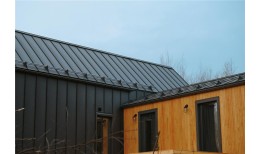 Кликфальц Grand Line 0,45 Drap с пленкой на замках RAL 7024 мокрый асфальт