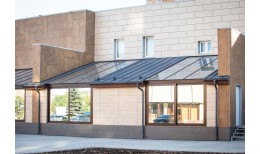 Фальц двойной стоячий Grand Line 0,5 Satin с пленкой на замках RAL 7024 мокрый асфальт