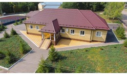 Металлочерепица камея Grand Line 0,5 PurLite Matt RAL 3005 красное вино