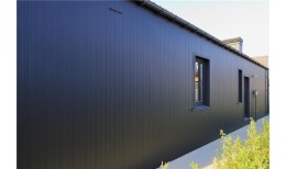 Вертикаль 0,2 Grand Line line 0,5 PurLite Matt с пленкой RAL 9005 черный