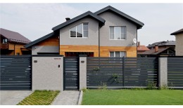 Ламель лицевая 150 жалюзи Texas 0,5 Satin Matt с пленкой RAL 7024 мокрый асфальт