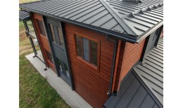 Кликфальц Pro Grand Line 0,5 Rooftop Бархат с пленкой на замках RAL 7024 мокрый асфальт