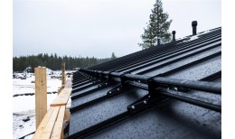 Кликфальц Pro Grand Line 0,5 Rooftop Бархат с пленкой на замках RAL 9005 черный