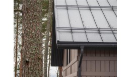 Кликфальц Pro Grand Line 0,5 Satin с пленкой на замках RAL 7024 мокрый асфальт
