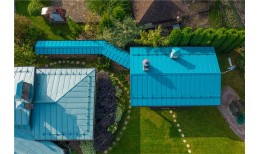 Кликфальц Pro Grand Line 0,45 PE с пленкой на замках RAL 5021 водная синь