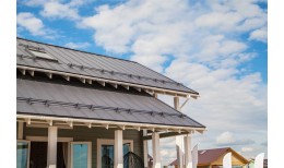 Кликфальц Grand Line 0,45 Drap ST с пленкой на замках RAL 7024 мокрый асфальт