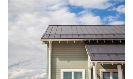 Кликфальц Grand Line 0,45 Drap ST с пленкой на замках RAL 7024 мокрый асфальт