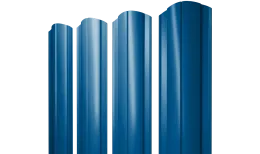 Штакетник Круглый фигурный 0,45 PE RAL 5005 сигнальный синий