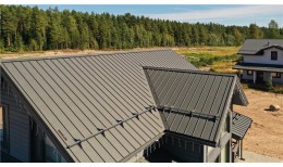 Кликфальц mini Grand Line 0,45 Drap с пленкой на замках RR 32 темно-коричневый