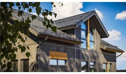 Кликфальц Line Grand Line 0,45 Drap с пленкой на замках RAL 7024 мокрый асфальт