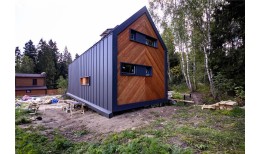 Кликфальц Line Grand Line 0,45 Drap с пленкой на замках RAL 7024 мокрый асфальт