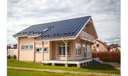 Кликфальц Line Grand Line 0,5 Satin Matt с пленкой на замках RAL 7024 мокрый асфальт