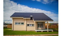 Кликфальц Line Grand Line 0,5 Satin Matt с пленкой на замках RAL 7024 мокрый асфальт