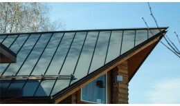 Кликфальц Grand Line 0,5 Satin с пленкой на замках RAL 7024 мокрый асфальт