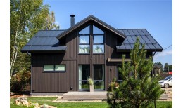 Кликфальц Grand Line 0,5 Rooftop Бархат с пленкой на замках RAL 7016 антрацитово-серый