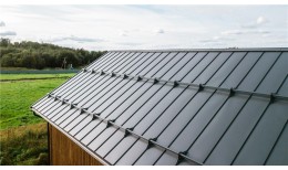 Кликфальц Grand Line 0,7 PE с пленкой на замках RAL 7024 мокрый асфальт