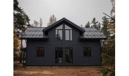 Кликфальц Grand Line 0,7 PE с пленкой на замках RAL 7024 мокрый асфальт