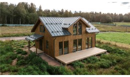 Кликфальц Grand Line 0,7 PE с пленкой на замках RAL 7024 мокрый асфальт